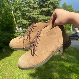 Vintage Laura Scott Suede Ankle Boots